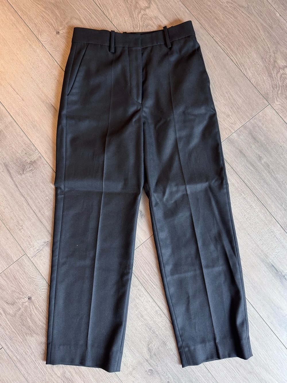 By Malene Birger Igda EU 34 Black Cropped Tailored Trousers Minimalist